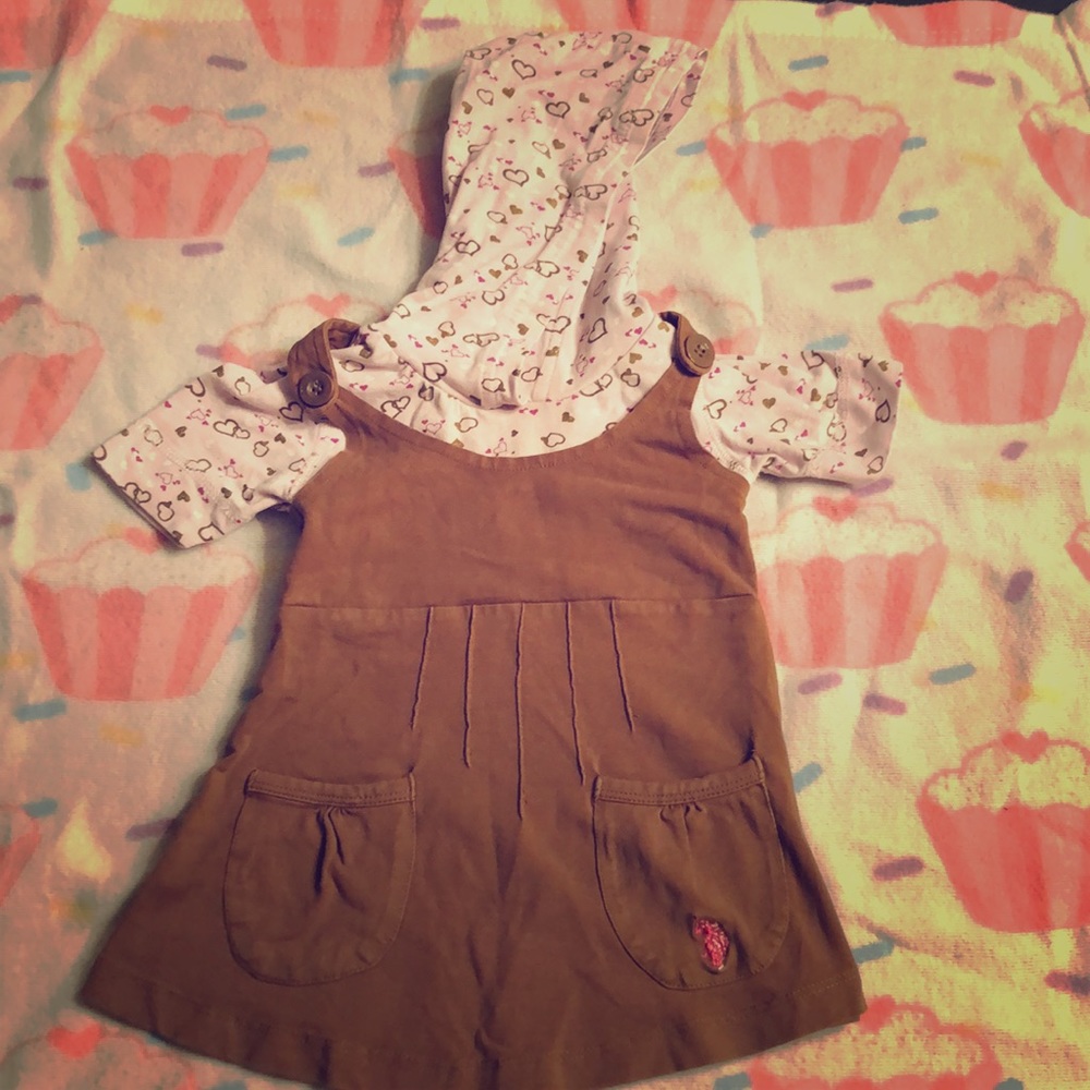 Girls One Piece Coverall Skirt